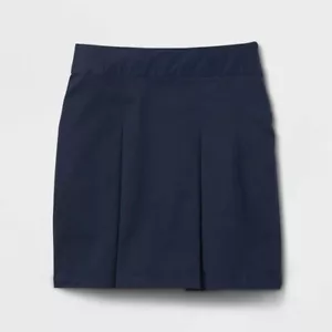 Cat &jack Blue Kid Child Girl Skirt School Uniform Skort New Size 7 - Picture 1 of 1