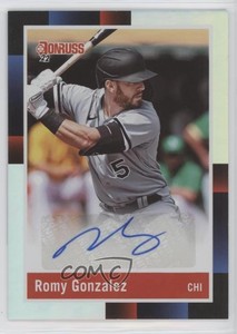 2022 Panini Donruss Retro 1988 Signatures Holo Romy Gonzalez Rookie Auto RC