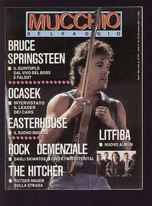 MUCCHIO SELVAGGIO 107/1986 BRUCE SPRINGSTEEN LITFIBA RIC OCASEK CARS EASTERHOUSE - Picture 1 of 1