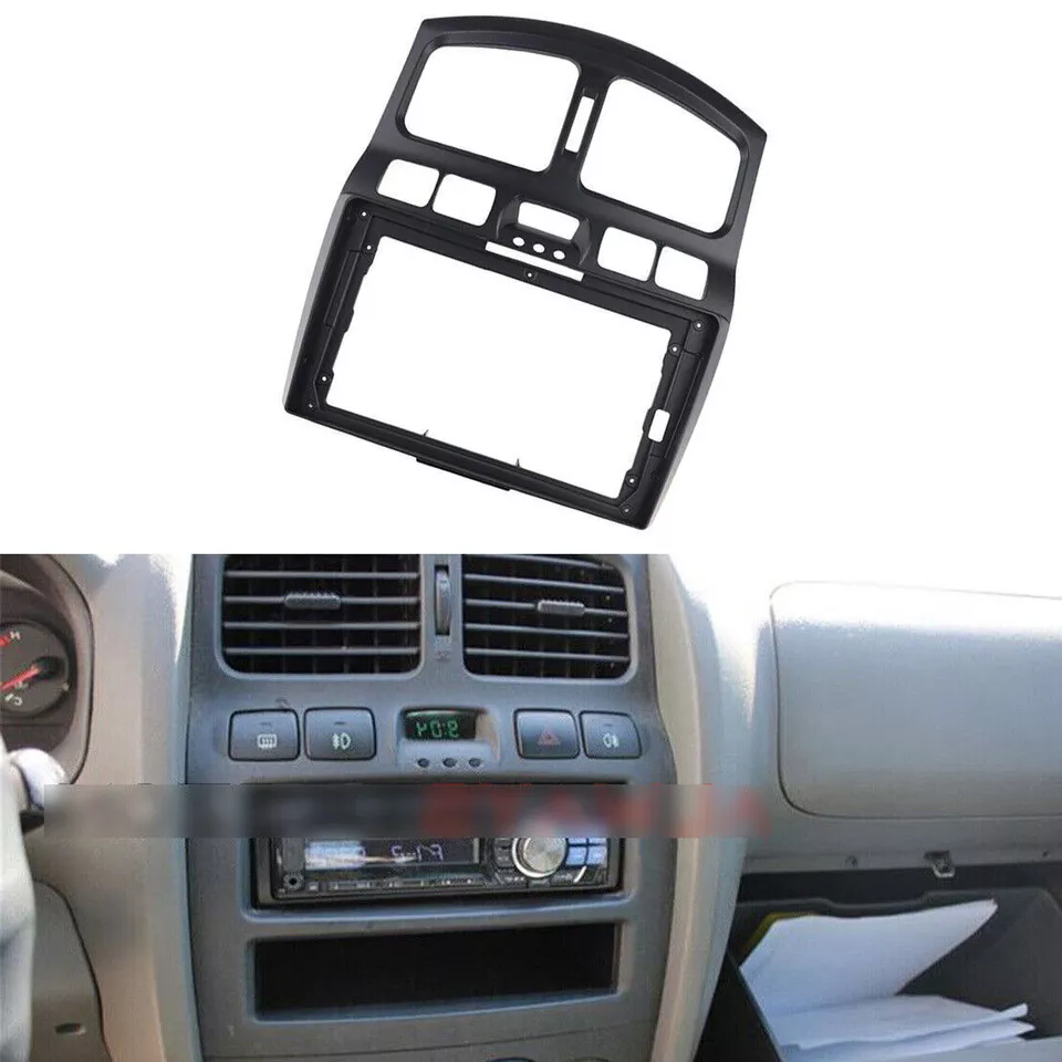 Новый автомобильный стерео радио панель отделки 9 дюймов рама для Hyundai Santa fe 2001-06 - Изображение 1 из 4