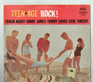 33T TEEN-AGE ROCK ! Vinyle LP VINCENT HUSKY JAMES SANDS - CRUSH - CAPITOL T-1009 - Bild 1 von 6
