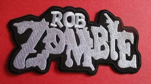Rob Zombie Logo Rock Metal Singer - New Iron-On Embroidered Patch 4½" - Picture 1 of 1