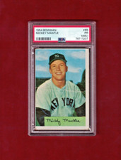 1954 Bowman Mickey Mantle ( NEW YORK YANKEES ) PSA 1 ( MC ) Card #65!