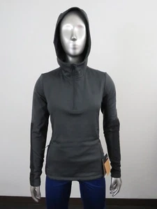 NWT Womens The North Face Wayroute PO 1/4 Quarter Zip Hoodie Fleece Jacket Grey - Picture 1 of 12