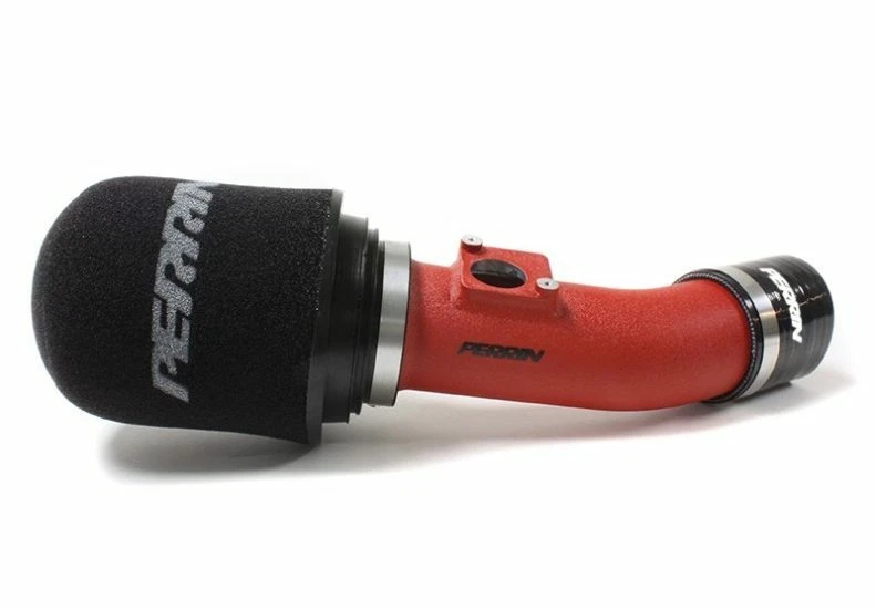 Perrin Short Ram Air Intake w/ Foam Filter for 02-07 Subaru WRX & STi (Red) - Image 1 of 1