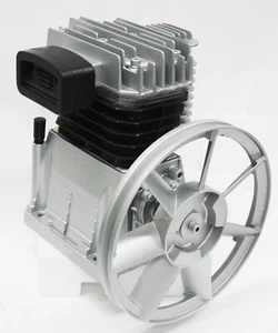 Cabezal de bomba de compresor de aire de doble cilindro accionado por correa de 3 HP en línea 1 etapa 145 PSI - Imagen 1 de 7