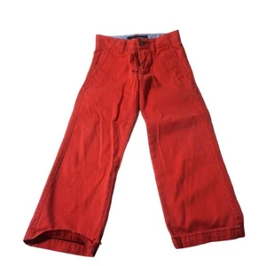 Tommy Hilfiger Kids Size 5 Boys Formal Red Cotton Slacks - Adjustable Waist - Picture 1 of 7