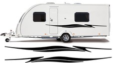 MOTORHOME/CARAVAN VINYL GRAPHICS KIT DECALS STICKERS STRIPES #28XL FAST POST