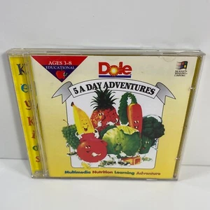 Dole: 5 A Day Adventures - Multimedia Nutrition Learning Adventure (1995) CD ROM - Bild 1 von 2