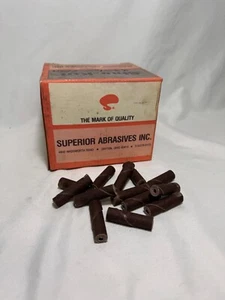 (100 pack) Cartridge Rolls (Straight) 1/4"x1-1/2"x1/8"hole 240 grit - Picture 1 of 1