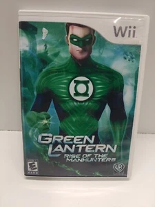 Green Lantern: Rise of the Manhunters (Nintendo Wii, 2011) PROBADO - Sin manual - Imagen 1 de 3