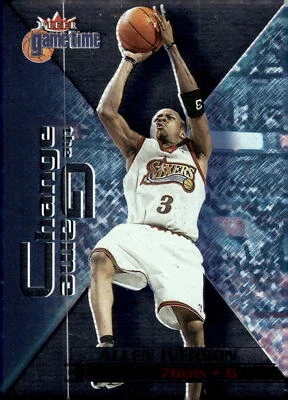 2000-01 Fleer Game Time #4 CG Allen Iverson Change the Game - Image 1 of 2