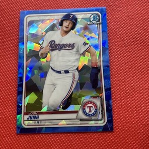 2020 Bowman Draft Chrome Sapphire Josh Jung #BD-197 Texas Rangers