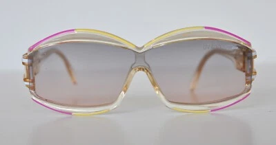 Anteojos Cazal Vintage - NOS - Modelo 857 - Col 248 - Dorado, Rosa y Amarillo Transp. Foto 1 de 3