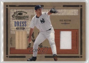 2004 Donruss Classics Dress Code Game-Used Bat & Jersey /50 Mike Mussina HOF