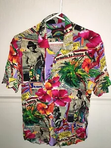 MENS Jams World Shirt HAWAIIAN 30th Anniversary Collectors Edition SIZE S 38" - Picture 1 of 4