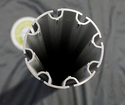 OCTANORM Stützenprofil MAXIMA 80+120mm - Rund + Vierkantprofil - diverse Längen - Bild 1 von 4