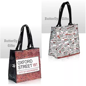 Women Ladies Girls Bags City Of Westminster Oxford Street Design Bag PVC Bag - Picture 1 of 5
