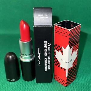 MAC COSMETICS MATTE LIPSTICK - PROUD TO BE CANADIAN - BNIB- 0.1oz / 3g - Picture 1 of 3