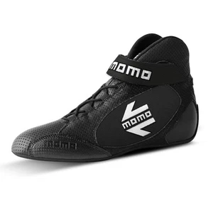 MOMO GT Pro Black FIA Approved Race Boots Size 38 - Picture 1 of 2