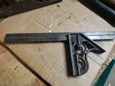 Cuadrado combinado marrón y afilado en muy buen estado No. 4 hojas Foto 1 de 4