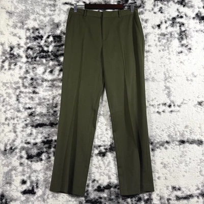 Lauren Ralph Lauren Womens Wool Blend Olive Green Dress Pants Size 8 - Image 1 of 4