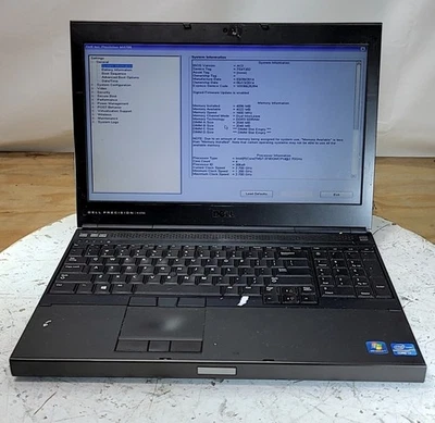 Portátil Dell Precision M4700 Intel I7-3740QM 4 GB 250 GB VER NOTAS Foto 1 de 4