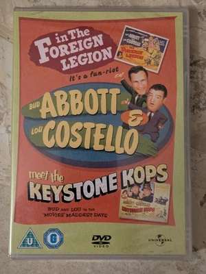 Abbott And Costello: In The Foreign Legion/Meet The Keystone Cops (DVD) **NEW** - Image 1 of 2