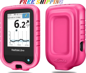 Silicone Case for Freestyle Libre 3 2 / Libre Reader, Lightweight Shockproof ant - Picture 1 of 8