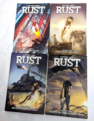 Royden Lepp's Rust Prologue и том 1-3 лот графический роман в мягкой обложке PB - Изображение 1 из 4