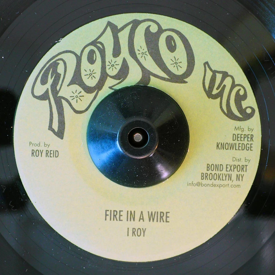 I Roy - Fire In A Wire / Warlord Of Zenda Dub [новый винил 7 дюймов] - Изображение 1 из 1
