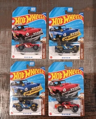 (盒装发货)风火轮 2025 蓝色 Big-Air Bel-Air Safari Mode N 保护壳(4 件装) — 第 1/3 张图片