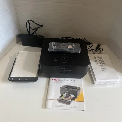 Kodak EasyShare Dock G610 Digital Photo Thermal Printer - Printer Dock W/ Extras - Image 1 of 4