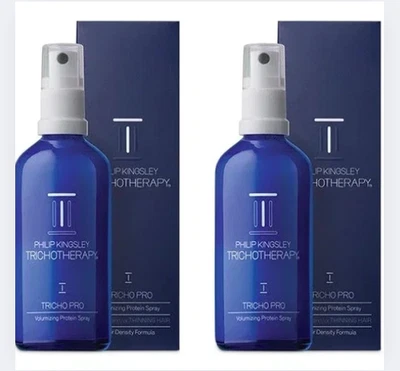 2 PHILIP KINGSLEY TRICHOTHERAPY PRO VOLUMIZING PROTEIN SPRAY 3.38oz SEALED - Image 1 of 4