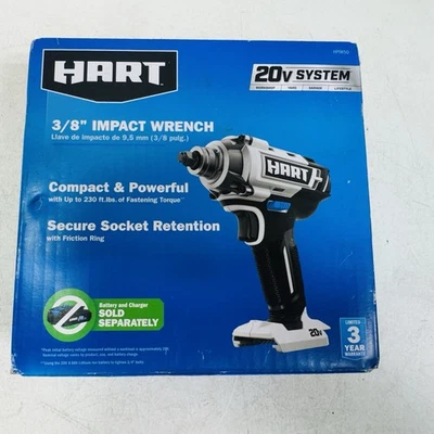 HART 20-Volt Cordless 3/8-inch Impact Wrench (Battery AND CHARGER Not Included) - Image 1 of 3