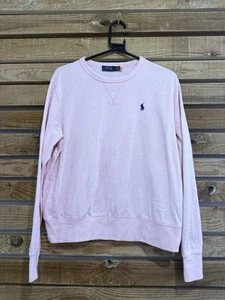 Vintage Y2K Ralph Lauren pink sweater/ sweatshirt. Size Large - Picture 1 of 4