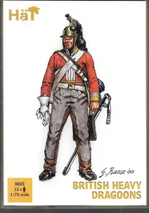 HAT SOLDATINI 1/72 - NAPOLEONIC WARS - 8033 - British Heavy Dragoons - Imagen 1 de 1