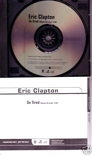 ERIC CLAPTON So Tired RARE PROMO Radio DJ CD Single CREAM 2005 USA seller MINT - Image 1 of 1