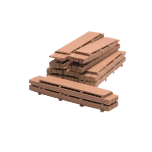 Holzbalken als Stapel (lang), Ladung Spur N, beige, unlackiert, 1:160 - Bild 1 von 1