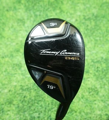 Palo de golf Tommy Armour 845 negro 19° 3H híbrido diestro eje de grafito uniflex Foto 1 de 4