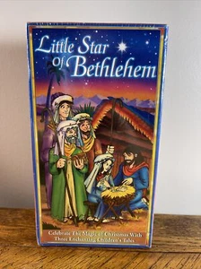 3 Children’s Tales The Little Star of Bethlehem VHS 1999 New Factory Sealed. - Foto 1 di 4