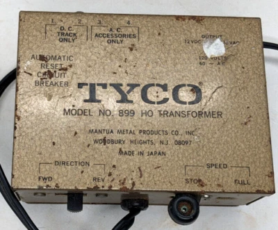 Tyco Train Power Pack HO & N Scale Hobby Transformer Model 899 Rare Vintage - Image 1 of 4