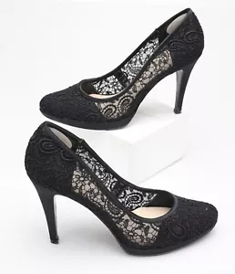 Spitzenabsätze, NINE WEST - schwarz ""durchsichtig"" - Größe 9M - Bild 1 von 6