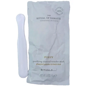 Rituals Namaste Purifying Charcoal Wonder Face Mask inc Spatula - Picture 1 of 24
