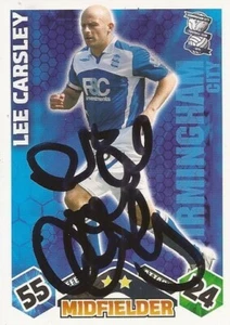 LEE CARSLEY SIGNED BIRMINGHAM 2009/2010 MATCH ATTAX TRADING CARD+COA - Bild 1 von 1