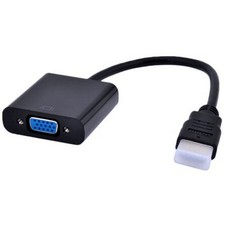HDMI TO VGA Male to Female Adapter Cable Video Cord Converter 1080P For PC Hot