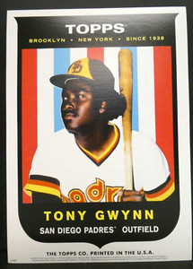 Tony Gwynn San Diego Padres 2014 Topps Wall Art 11x14 Limited to 99