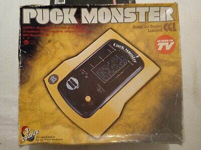 RARE CGL Puck Monster LSI Vintage Handheld Electronic Game