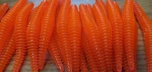 3.5 IN RINGWORM'S (MERTHIOLAT) DROP SHOT/Finesse Worms -SALT, HEAVY GARLC 20 CT - Picture 1 of 3
