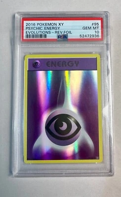 2016 Pokemon XY Evolutions Psychic Energy Reverse Holo #95 PSA 10 - Image 1 of 2